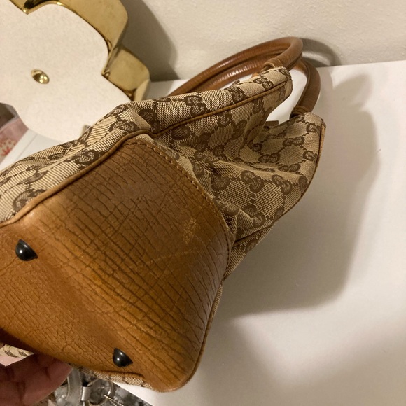 Gucci Monogram Bamboo Bag - Picture 5 of 11